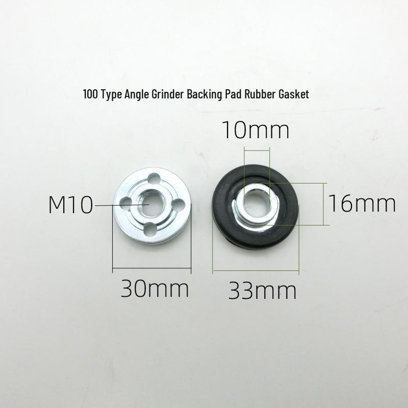 Rubber-Pad Backing Flange for Angle Grinder Saw Blades
Rubber-Pad Backing Flange for Angle Grinder Saw Blades