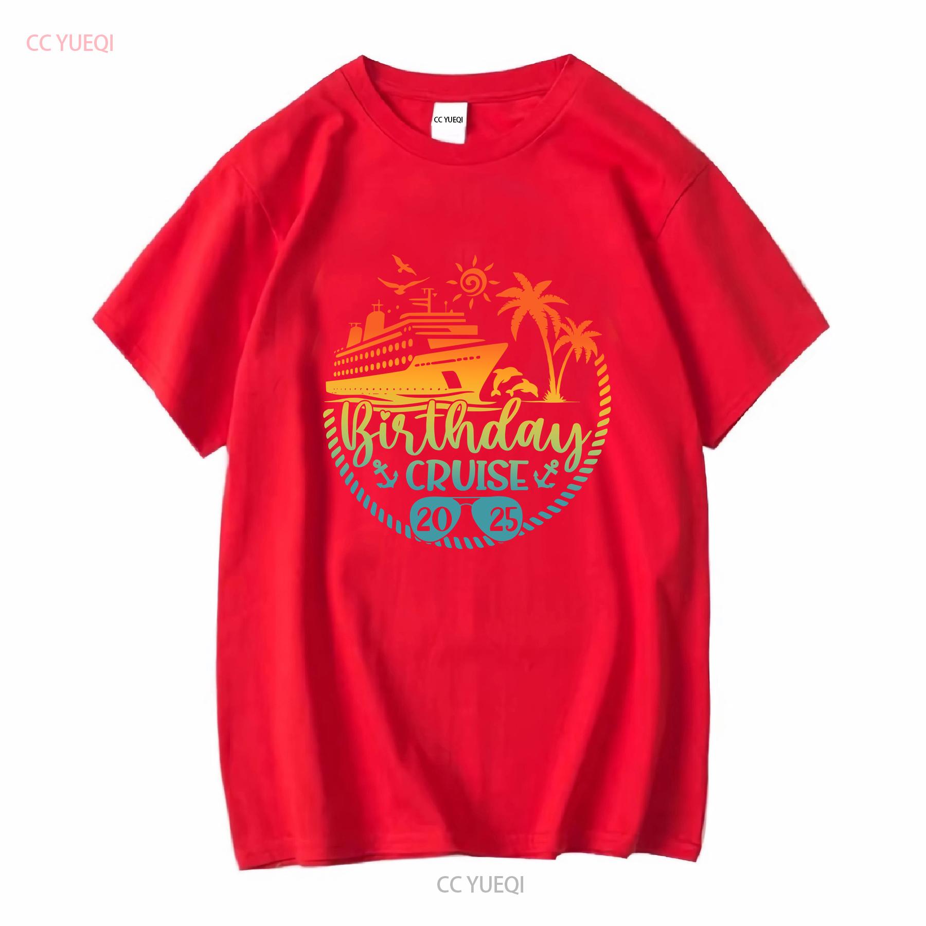 Cruise Birthday Ship T Shirt Squad 2025 Trip long or short sleeves vintage Washed designer clothes Unisex Top For Everyday Wear S
Cruise Birthday Ship T Shirt Squad 2025 Trip long or short sleeves vintage Washed designer clothes Unisex Top For Everyday Wear S