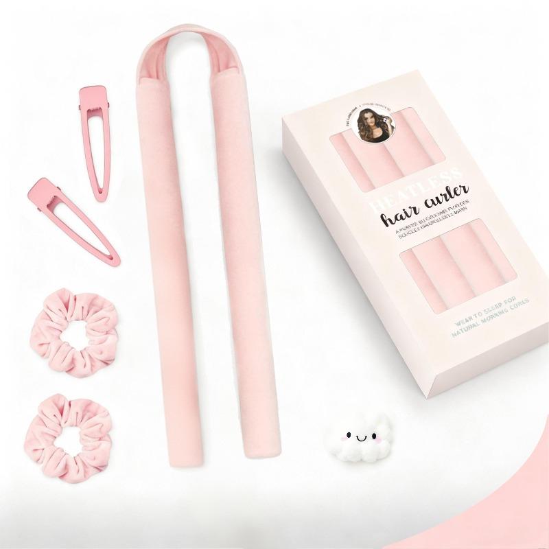 New Women s Cotton Filled Non Thermal Curling Iron, Sleep Hairdressing, Wavy Soft Curling Iron, Lazy Curling Iron 5-piece set розовый
New Women s Cotton Filled Non Thermal Curling Iron, Sleep Hairdressing, Wavy Soft Curling Iron, Lazy Curling Iron 5-piece set розовый