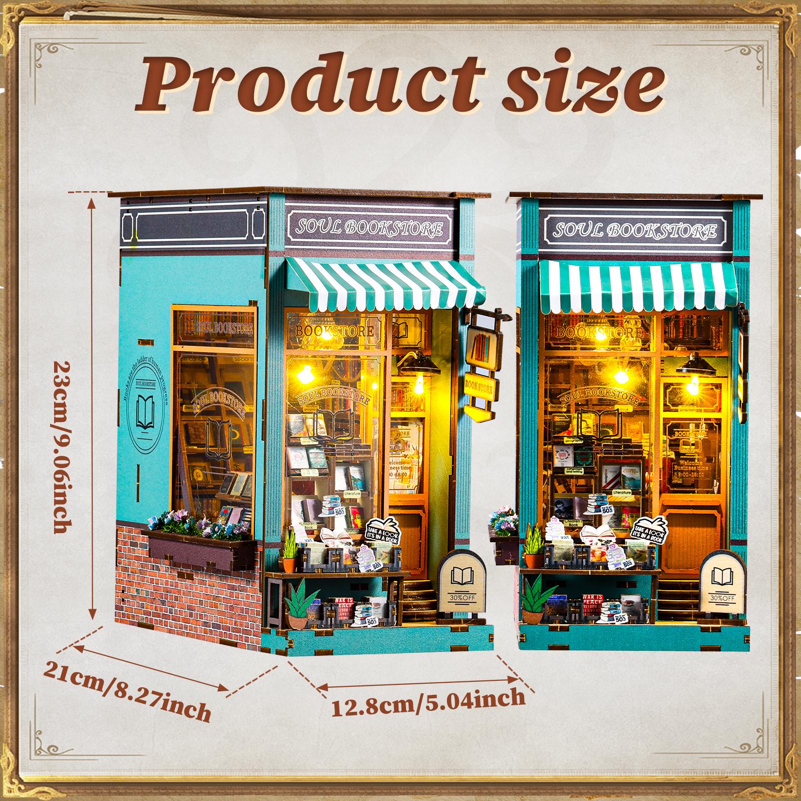 DIY Book Nook Kit 3D деревянная головоломка книжная полка вставка с подсветкой миниатюрная модель кукольного домика образовательная книжная полка для рождественских подарков
DIY Book Nook Kit 3D деревянная головоломка книжная полка вставка с подсветкой миниатюрная модель кукольного домика образовательная книжная полка для рождественских подарков