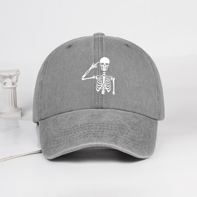 Skeleton Print Washed Baseball Cap Soft, Comfortable, Lightweight, Breathable, Adjustable Playful, Quirky, Fashionable, Trendy U
Skeleton Print Washed Baseball Cap Soft, Comfortable, Lightweight, Breathable, Adjustable Playful, Quirky, Fashionable, Trendy U