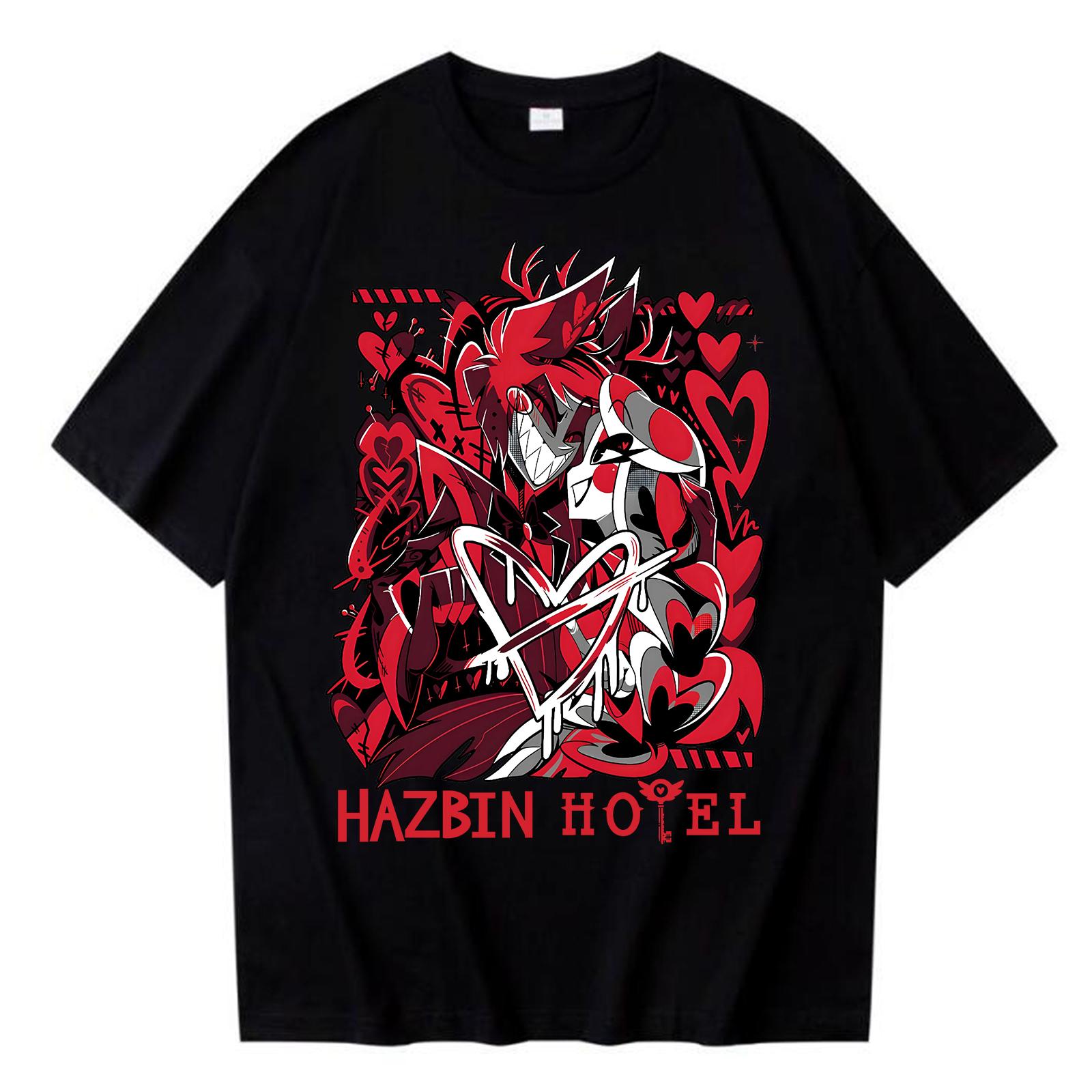 Hazbin Hotel Аластор Ангельская Пыль Принт Хлопковая Футболка Летняя Мужская и Женская Повседневная Мода Короткий Рукав Парная Одежда M
Hazbin Hotel Аластор Ангельская Пыль Принт Хлопковая Футболка Летняя Мужская и Женская Повседневная Мода Короткий Рукав Парная Одежда M
