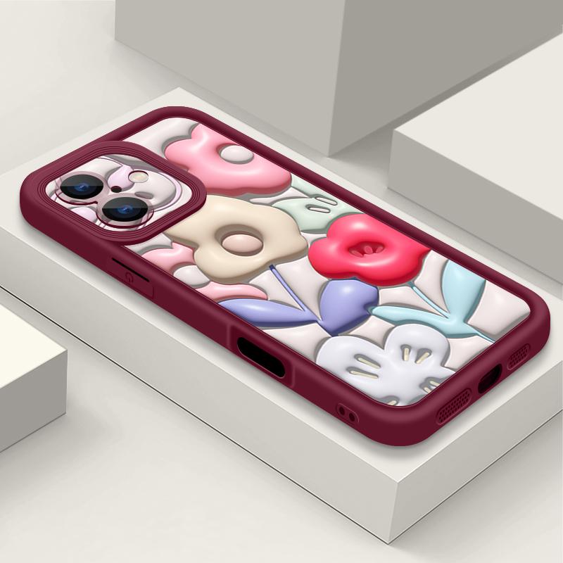 Чехол с цветами для iPhone 16 Pro Max Противоударный чехол из ТПУ Мягкий силиконовый чехол Коке для iPhone 15 Pro Max 14 13 12 11 Чехол для телефона iPhone 8 / 7 / SE 2 / SE 3 вино красного
Чехол с цветами для iPhone 16 Pro Max Противоударный чехол из ТПУ Мягкий силиконовый чехол Коке для iPhone 15 Pro Max 14 13 12 11 Чехол для телефона iPhone 8 / 7 / SE 2 / SE 3 вино красного