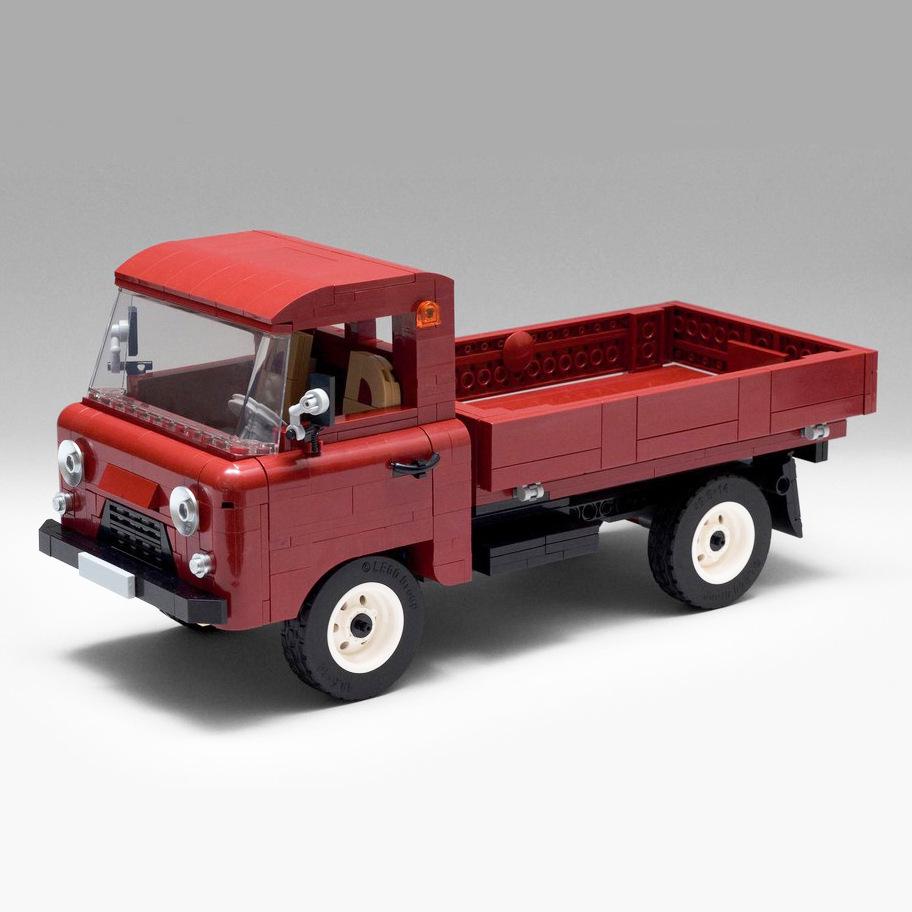 Трансграничный MOC 95535 - Модель пикапа УАЗ 3303, Совместим с серией строительных блоков Lego
Трансграничный MOC 95535 - Модель пикапа УАЗ 3303, Совместим с серией строительных блоков Lego