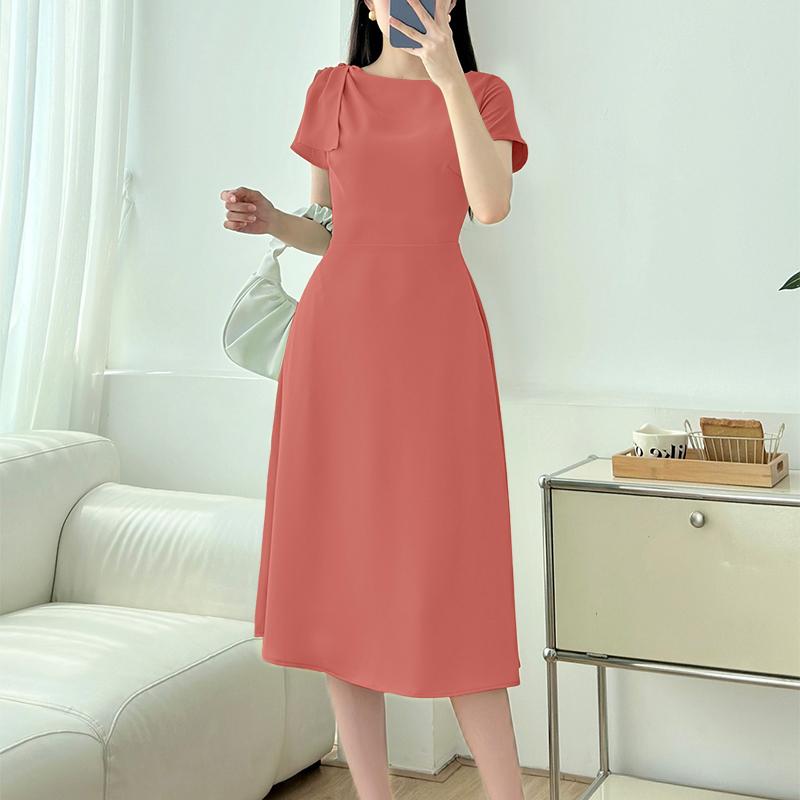 ZANZEA Жіноча повсякденна літня сукня з коротким рукавом і круглим вирізом 5XL камея рожевий колір
ZANZEA Жіноча повсякденна літня сукня з коротким рукавом і круглим вирізом 5XL камея рожевий колір