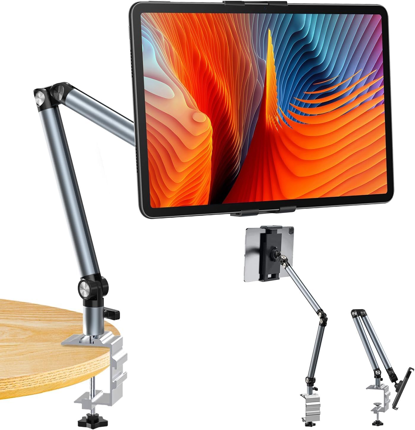 Планшетная подставка из сплава для стабильного кронштейна, держатель для планшета для смартфона на прикроватную тумбочку, для портретной или альбомной ориентации, регулируемая, совместимая с и видео, для жизни, японская
Планшетная подставка из сплава для стабильного кронштейна, держатель для планшета для смартфона на прикроватную тумбочку, для портретной или альбомной ориентации, регулируемая, совместимая с и видео, для жизни, японская