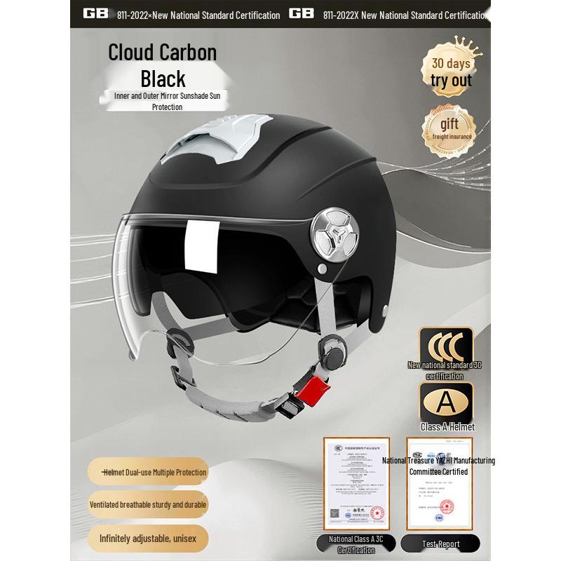 3C Certified Motorcycle Safety Half Helmet for All Seasons - Breathable, Universal Fit for Men and Women in Autumn and Winter
3C Certified Motorcycle Safety Half Helmet for All Seasons - Breathable, Universal Fit for Men and Women in Autumn and Winter