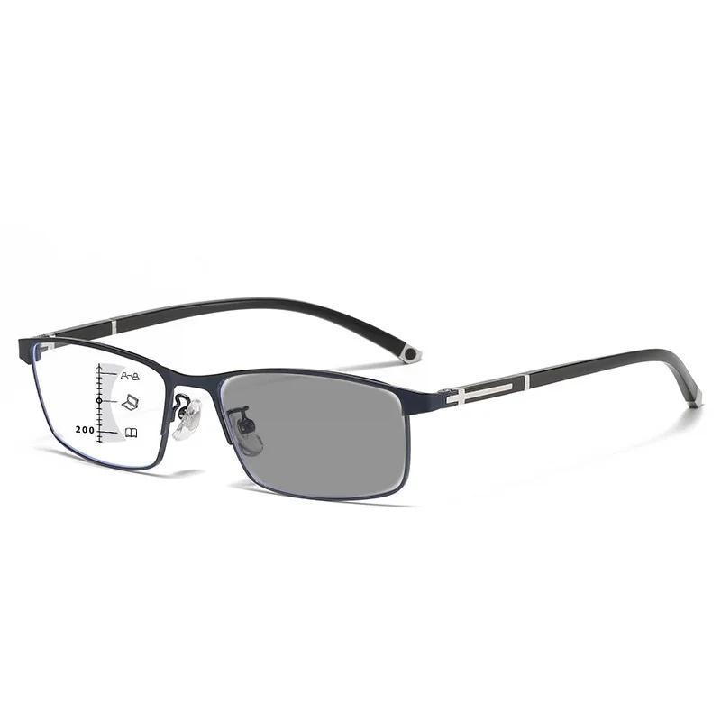 Men s Business Photochromic Multifocal Reading Glasses Anti Blue Light Glasses Optical Prescription Eyeglasses 0 TO +4.0 0 синий
Men s Business Photochromic Multifocal Reading Glasses Anti Blue Light Glasses Optical Prescription Eyeglasses 0 TO +4.0 0 синий