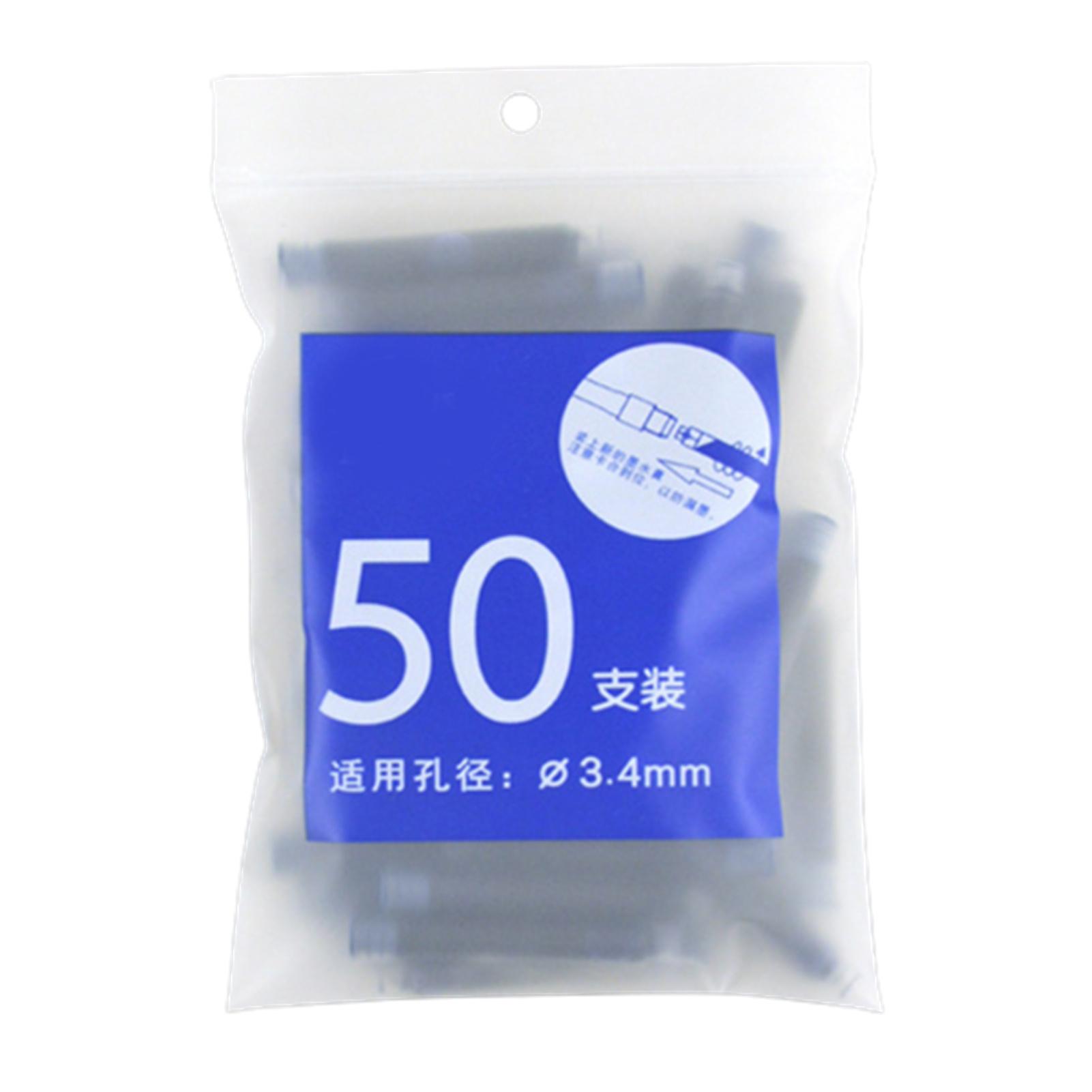 Student Fountain Pen Ink Cartridges 50 Pack Matte Resealable Bags Refill Replacement Cartridges for School Writing Office Use
Student Fountain Pen Ink Cartridges 50 Pack Matte Resealable Bags Refill Replacement Cartridges for School Writing Office Use