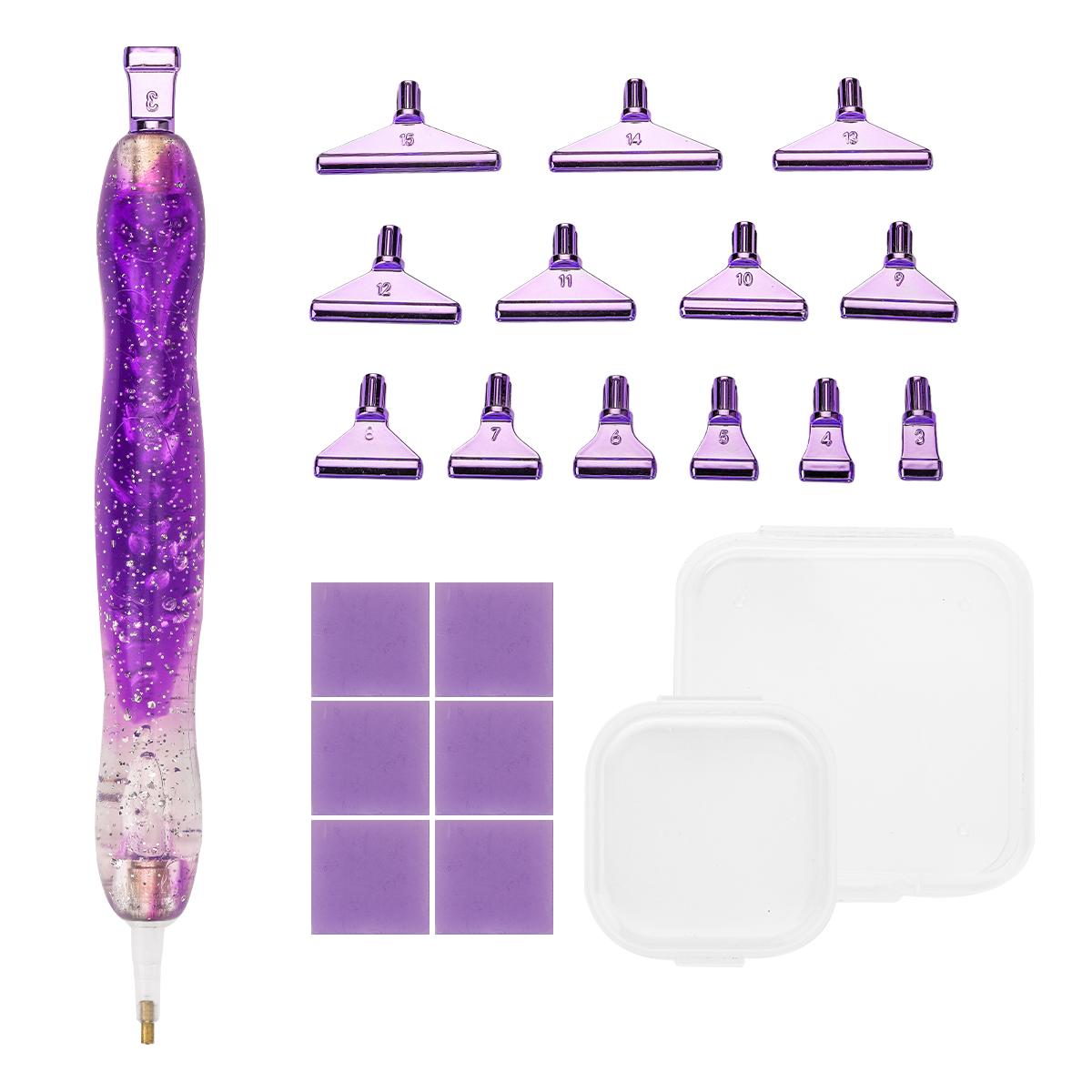 5D Diamond Art Pen DIY Diamond Painting Pen with 14 Metal Tips Drill Bead Dot Pens DIY Craft Diamond Painting Accessories Kits
5D Diamond Art Pen DIY Diamond Painting Pen with 14 Metal Tips Drill Bead Dot Pens DIY Craft Diamond Painting Accessories Kits