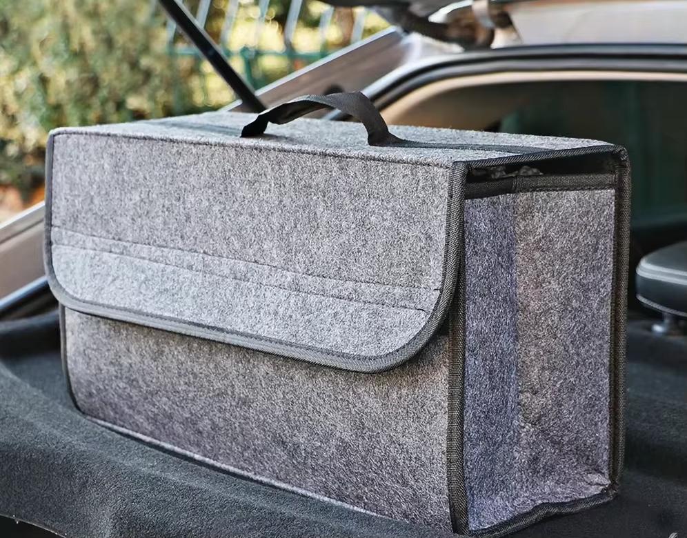 Gray Black Anti Slip Car Trunk Organizer Bag Multi Compartment Soft Felt Storage Box for Boot Tools & Auto Accessories
Gray Black Anti Slip Car Trunk Organizer Bag Multi Compartment Soft Felt Storage Box for Boot Tools & Auto Accessories