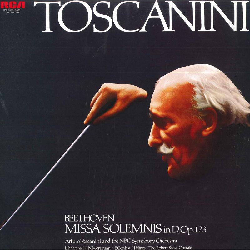 LP Record ARTHUR TOSCANINI, NBC SYMPHONY ORCH - Beethoven/Missa Solemnis In D Op.12 RGC75997600 RCA 1975 Japan Classical Used
LP Record ARTHUR TOSCANINI, NBC SYMPHONY ORCH - Beethoven/Missa Solemnis In D Op.12 RGC75997600 RCA 1975 Japan Classical Used