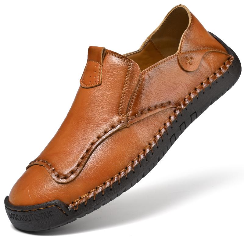 Men s Handmade Leather Loafers Round Toe Comfort Shoes Non-Slip Rubber Outsole Versatile for Men Shoes 48 дубильна кора
Men s Handmade Leather Loafers Round Toe Comfort Shoes Non-Slip Rubber Outsole Versatile for Men Shoes 48 дубильна кора