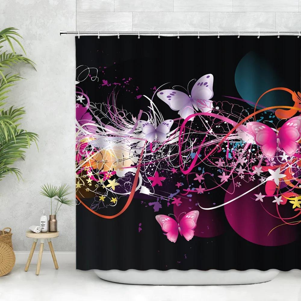 Blue Lotus Shower Curtain Fabric Elegant Flowers With Stars Bathtub Curtain For Women Cloth Fabric Bathroom Decor Set Hook Black W60H190(CM)-1 Pcs
Blue Lotus Shower Curtain Fabric Elegant Flowers With Stars Bathtub Curtain For Women Cloth Fabric Bathroom Decor Set Hook Black W60H190(CM)-1 Pcs