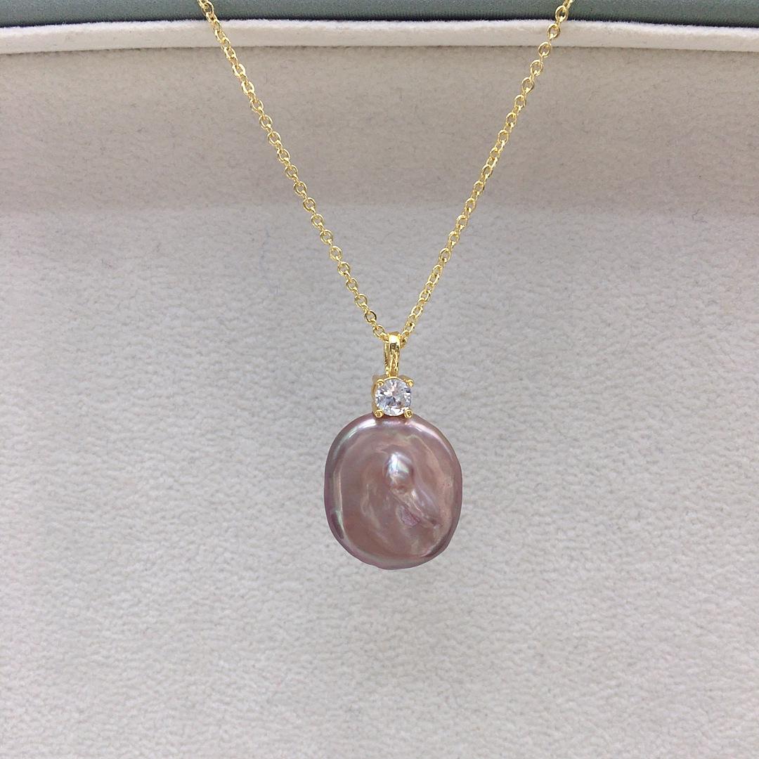 Diana Style Natural Freshwater Baroque Pearl Pendant Classic Princess Necklace фіолетовий
Diana Style Natural Freshwater Baroque Pearl Pendant Classic Princess Necklace фіолетовий