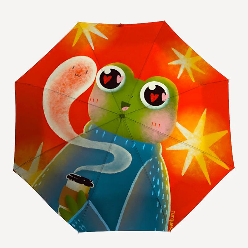 1pc Frog Coffee Automatic Open/Close Umbrella Compact Folding Umbrella, All-Season Portable Umbrella for Women/Men F1124269
1pc Frog Coffee Automatic Open/Close Umbrella Compact Folding Umbrella, All-Season Portable Umbrella for Women/Men F1124269