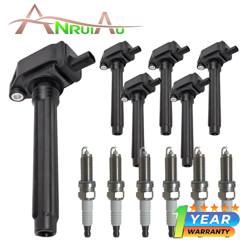 Set of 6 Ignition Coils & 6 Iridium Spark Plugs UF648 For Chrysler Dodge Jeep Ram 3.6L V6 2011-2017 05149168AI 36-8196 GN10616
Set of 6 Ignition Coils & 6 Iridium Spark Plugs UF648 For Chrysler Dodge Jeep Ram 3.6L V6 2011-2017 05149168AI 36-8196 GN10616