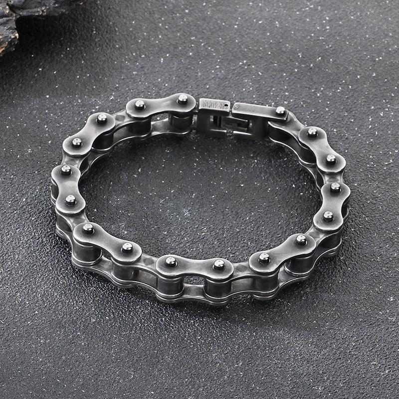 Luxury Gold Color Stainless Steel Bicycle Chain Bracelet for Men Personalized Chunky Sectional Accessories Trend Jewelry 20.5cm
Luxury Gold Color Stainless Steel Bicycle Chain Bracelet for Men Personalized Chunky Sectional Accessories Trend Jewelry 20.5cm
