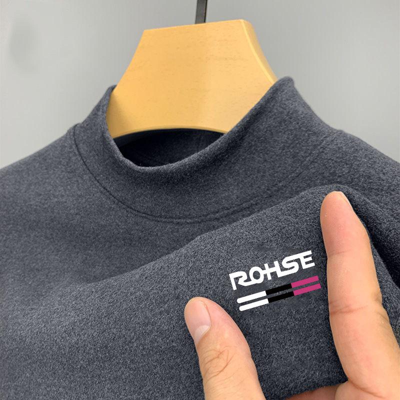 Мужская футболка осень/зима с полувысоким воротником и длинным рукавом, облегающий крой в корейском стиле, из немецкого бархата, для людей среднего возраста и молодежи. M
Мужская футболка осень/зима с полувысоким воротником и длинным рукавом, облегающий крой в корейском стиле, из немецкого бархата, для людей среднего возраста и молодежи. M