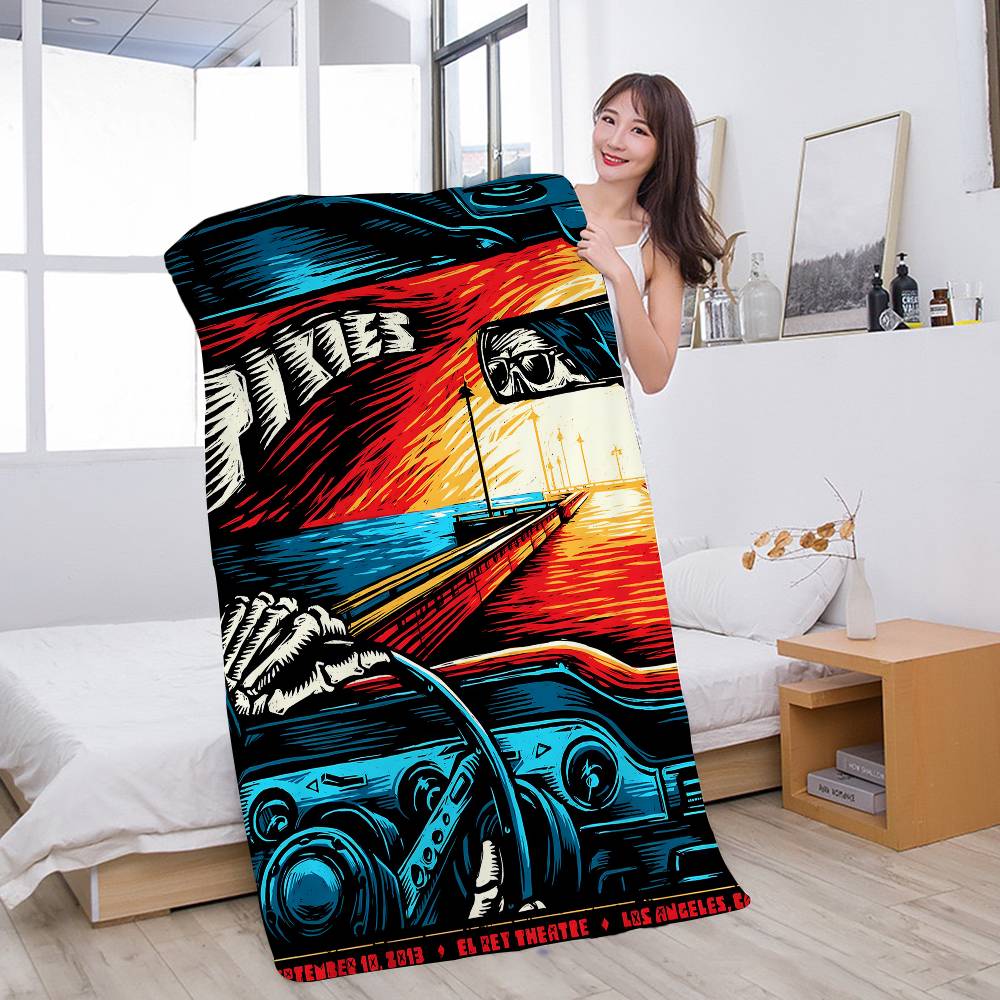Rock Band P-Pixies Doolittle Microfiber Blanket Quick Drying Beach Towels Oversized Printing Super Absorbent Pool Towel Blanket W30*H60(CM)
Rock Band P-Pixies Doolittle Microfiber Blanket Quick Drying Beach Towels Oversized Printing Super Absorbent Pool Towel Blanket W30*H60(CM)