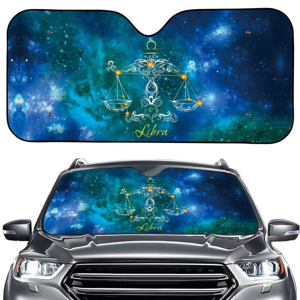 Sedan Summer Sunshade: Foldable Front Windshield Visor with Zodiac Print One Size
Sedan Summer Sunshade: Foldable Front Windshield Visor with Zodiac Print One Size