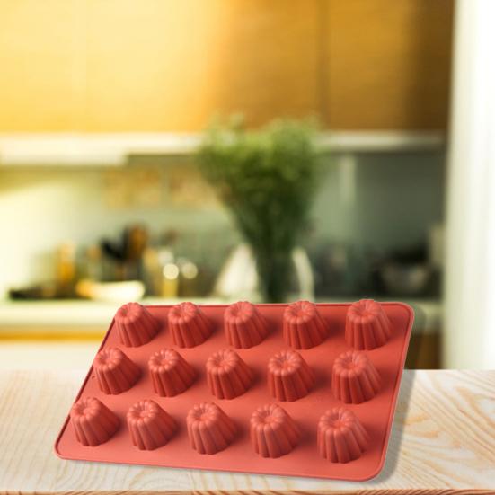 Cake Mold Handmade Healthy Simple 15 Cavities Silicone Mold Cake Pastry Baking Mould for Home
Cake Mold Handmade Healthy Simple 15 Cavities Silicone Mold Cake Pastry Baking Mould for Home