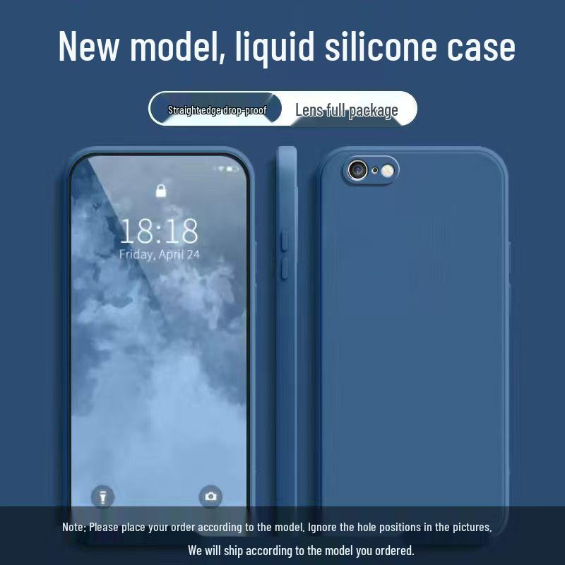 Apple 6 Plus Liquid Silicone Case - Full Coverage, Drop Protection, Solid Color, Skin-Friendly Protective Cover Apple 6 Plus
Apple 6 Plus Liquid Silicone Case - Full Coverage, Drop Protection, Solid Color, Skin-Friendly Protective Cover Apple 6 Plus