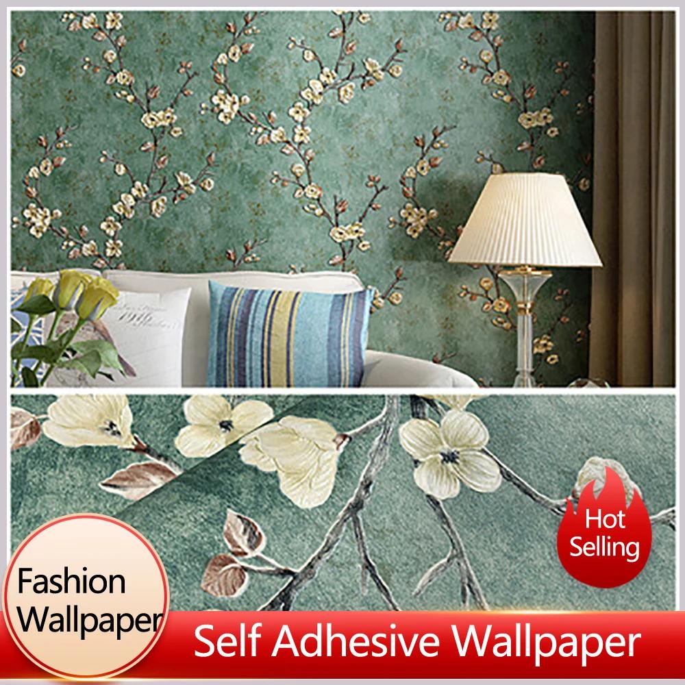 Retro Plum Blossom AB with Self Adhesive Wallpapers Bedroom Living Room Restaurant Home Decoration Wallpaper Self Adhesive 3mx53cm
Retro Plum Blossom AB with Self Adhesive Wallpapers Bedroom Living Room Restaurant Home Decoration Wallpaper Self Adhesive 3mx53cm