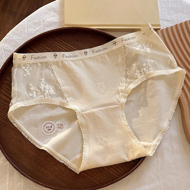 Women s Spring Summer Cotton Mesh Yarn Skin Friendly Breathable 10A Antibacterial Extended Crotch Triangle Briefs XL
Women s Spring Summer Cotton Mesh Yarn Skin Friendly Breathable 10A Antibacterial Extended Crotch Triangle Briefs XL