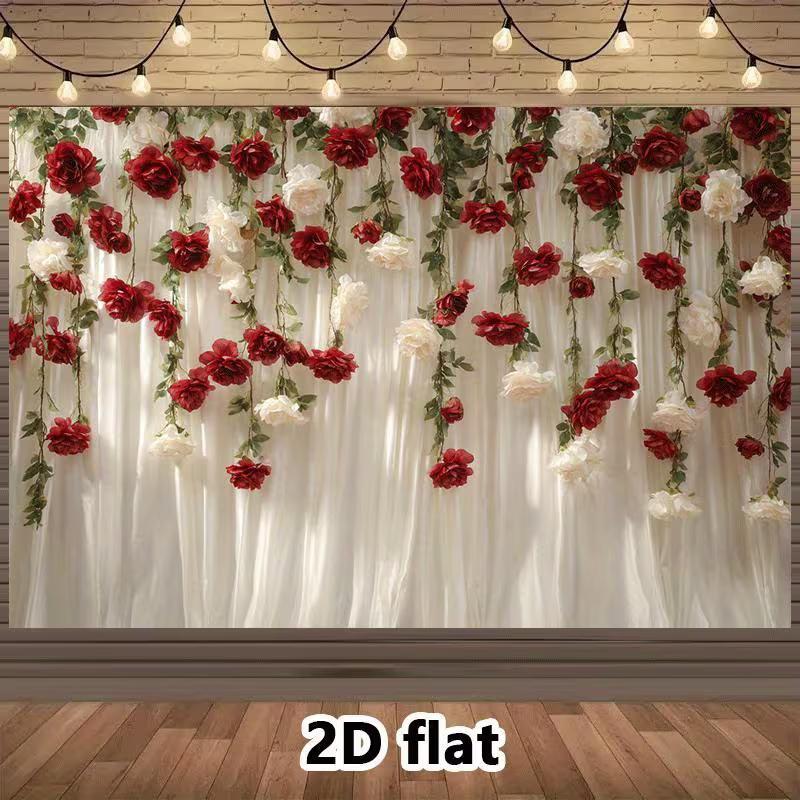 2D 2D Flat Red Rose Curtain Backdrop, Floral Background for Live Streaming & Romantic Decor 47.2x31.5inch/120*80cm
2D 2D Flat Red Rose Curtain Backdrop, Floral Background for Live Streaming & Romantic Decor 47.2x31.5inch/120*80cm