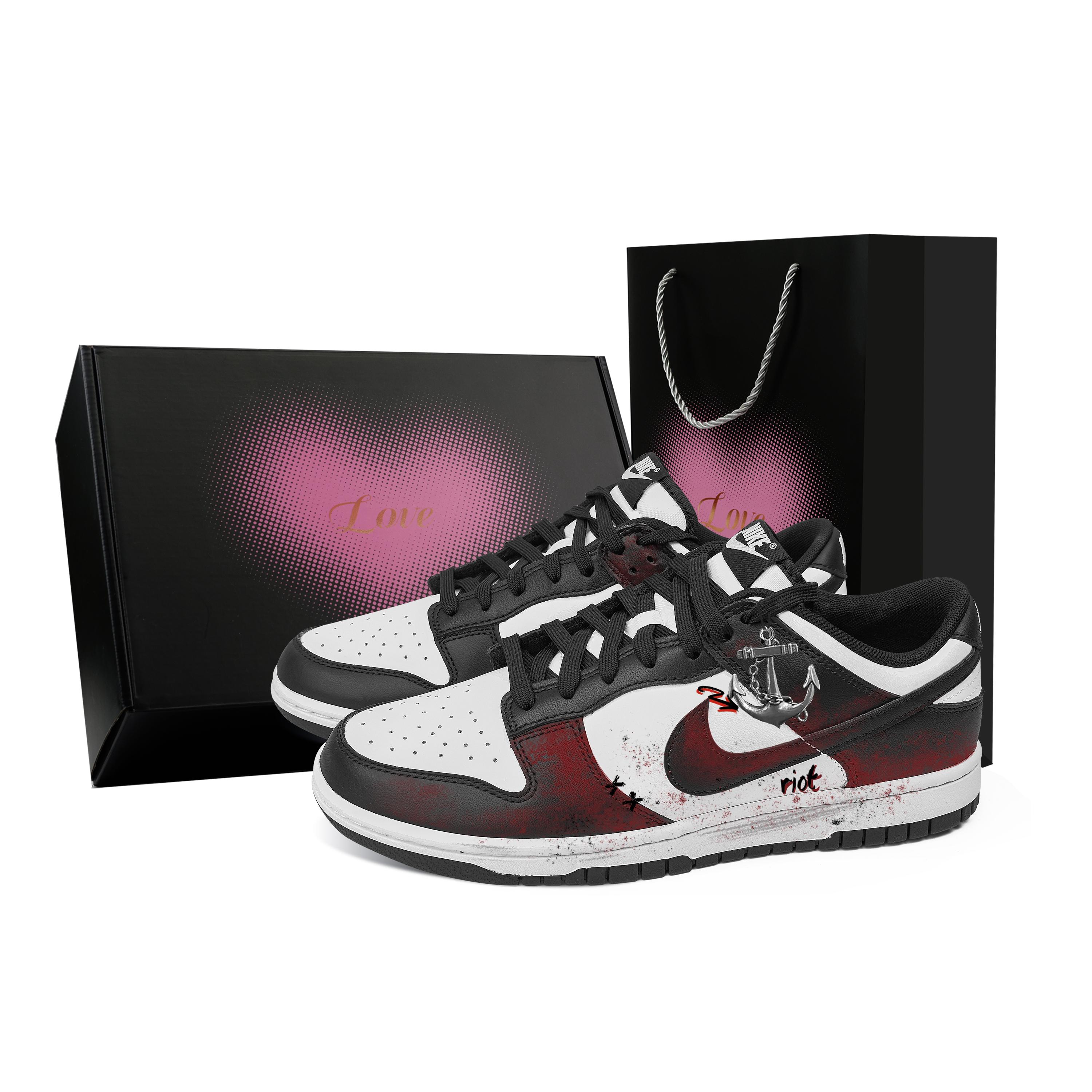 Nike Dunk Showa Records Abrasion Resistant Low top Skateboard Shoes Unisex Black Red DD1391-100(Team529--) 45
Nike Dunk Showa Records Abrasion Resistant Low top Skateboard Shoes Unisex Black Red DD1391-100(Team529--) 45