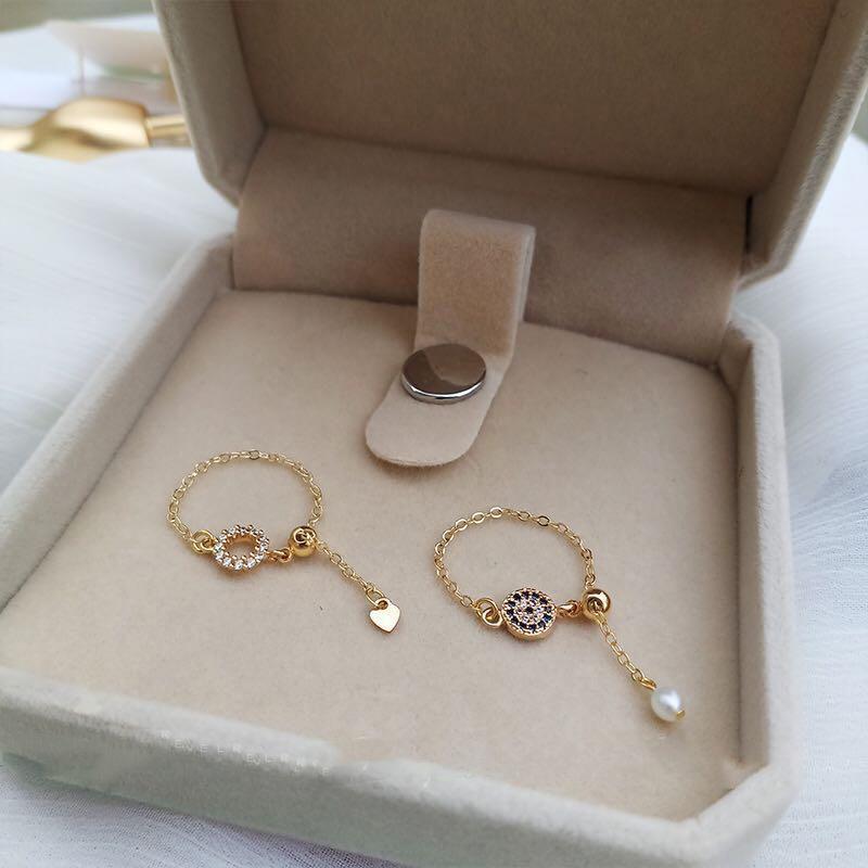 Golden diamond round soft chain retractable adjustable ladies ring elegant temperament charm light luxury jewelry resizable
Golden diamond round soft chain retractable adjustable ladies ring elegant temperament charm light luxury jewelry resizable