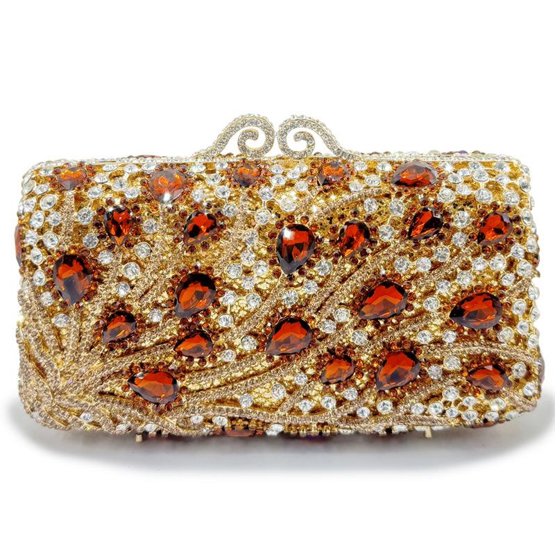 New Luxury Black Diamond Crystal Peacock Evening Clutch Phone Purse Rhinestone Handbag for Women Prom Wedding Party Minaudiere 19cmX12cmX5cm
New Luxury Black Diamond Crystal Peacock Evening Clutch Phone Purse Rhinestone Handbag for Women Prom Wedding Party Minaudiere 19cmX12cmX5cm