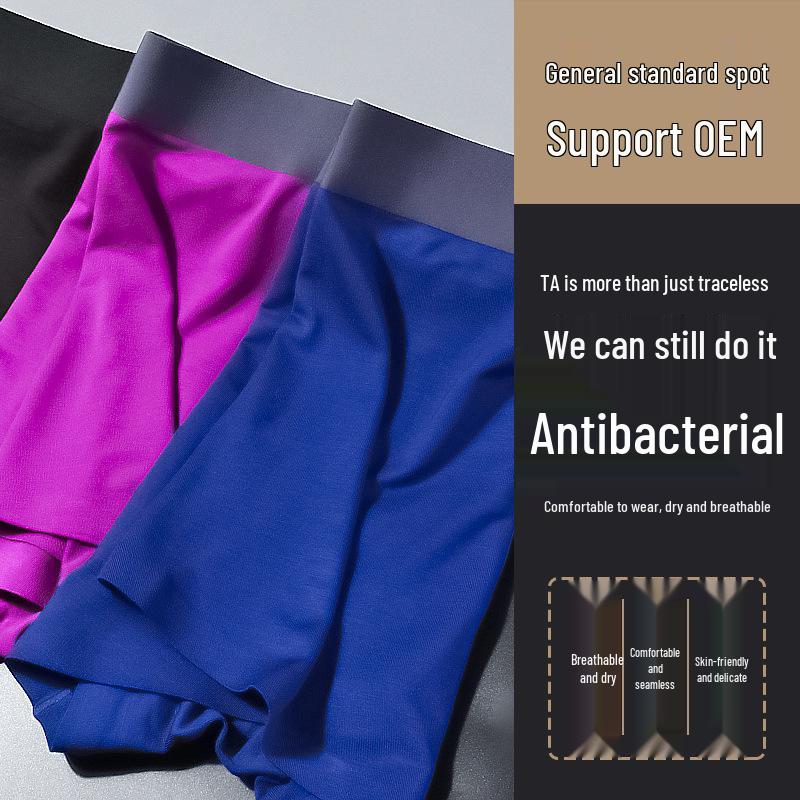 Men s Seamless Boxer Briefs: Breathable, Antibacterial, Supportive Summer Underwear. Plus Size Available. XL темно-синього кольору
Men s Seamless Boxer Briefs: Breathable, Antibacterial, Supportive Summer Underwear. Plus Size Available. XL темно-синього кольору