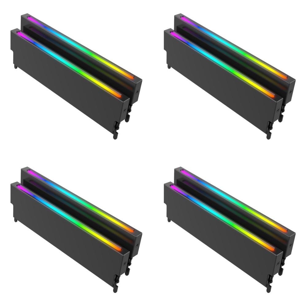 Радиатор оперативной памяти компьютера 5 В 3-контактный ARGB Sync DDR3 DDR4 DDR5 Охладитель памяти(черный)
Радиатор оперативной памяти компьютера 5 В 3-контактный ARGB Sync DDR3 DDR4 DDR5 Охладитель памяти(черный)