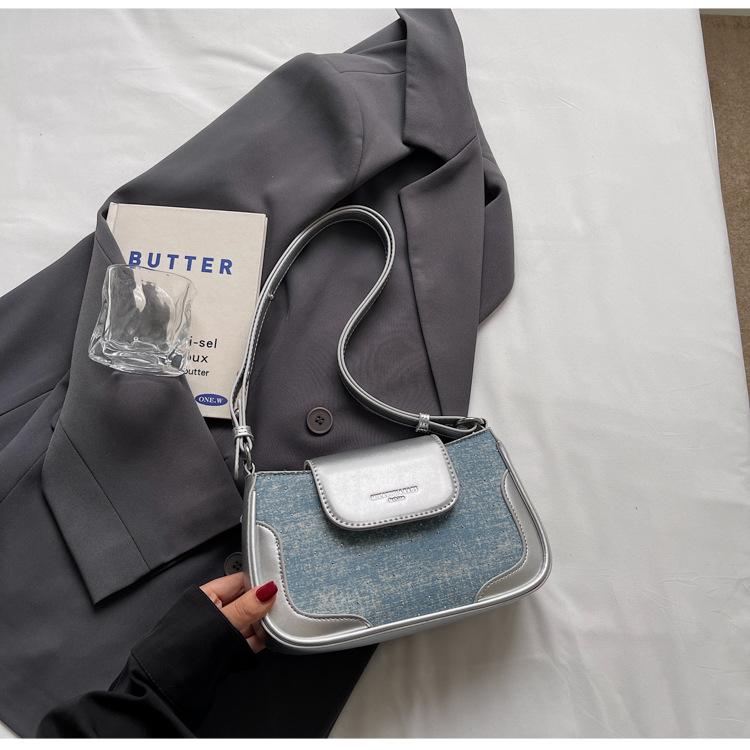 Маленькая женская летняя сумка, новая модная универсальная сумка-мессенджер через плечо под мышкой, маленькая квадратная сумка