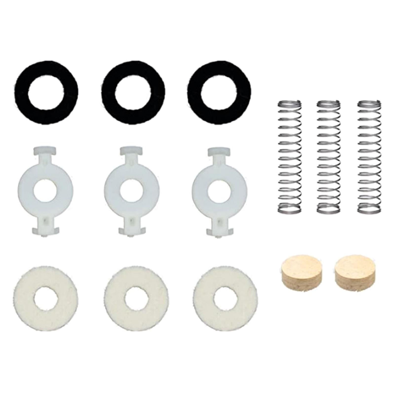 Trumpet Repair Set Trumpet Repair Part, Including Trumpet Valves Guide Felt Washer Water Key Cork Trumpet Valves Spring 1
Trumpet Repair Set Trumpet Repair Part, Including Trumpet Valves Guide Felt Washer Water Key Cork Trumpet Valves Spring 1