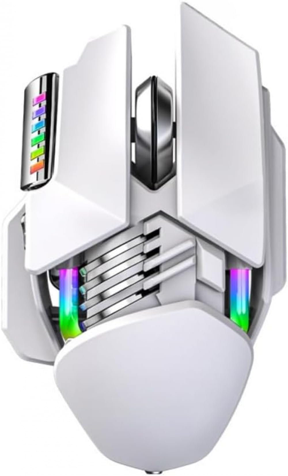 Бездротовий режим підсвічування 3 режими PC Регульований DPI USB Ігровий Спеціалізована Миша, RGB білий
Бездротовий режим підсвічування 3 режими PC Регульований DPI USB Ігровий Спеціалізована Миша, RGB білий