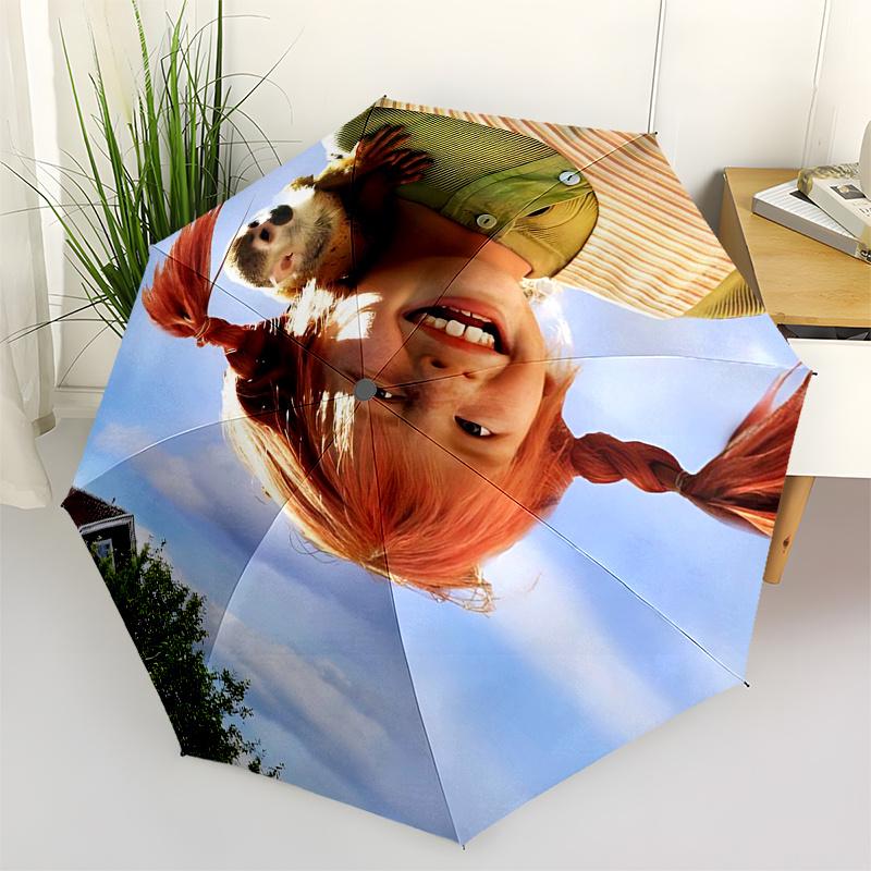 Pippi Longstocking Themed Travel Umbrella-8 Ribs Automatic Opening and Closing, Portable Folding Design, Compact and Stylish Umbrella Suitab
Pippi Longstocking Themed Travel Umbrella-8 Ribs Automatic Opening and Closing, Portable Folding Design, Compact and Stylish Umbrella Suitab