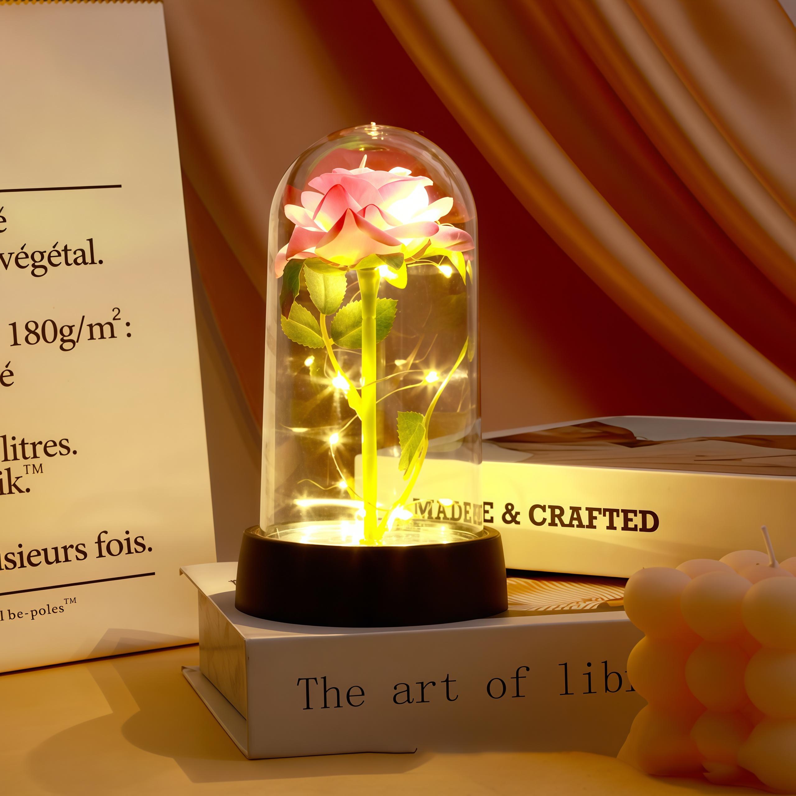 1pc Wedding Birthday Valentine Day Gift Eternal Rose Flower Colorful Luminous Ornament For Women Mom Girlfriend Wife Home Decora 1pc
1pc Wedding Birthday Valentine Day Gift Eternal Rose Flower Colorful Luminous Ornament For Women Mom Girlfriend Wife Home Decora 1pc