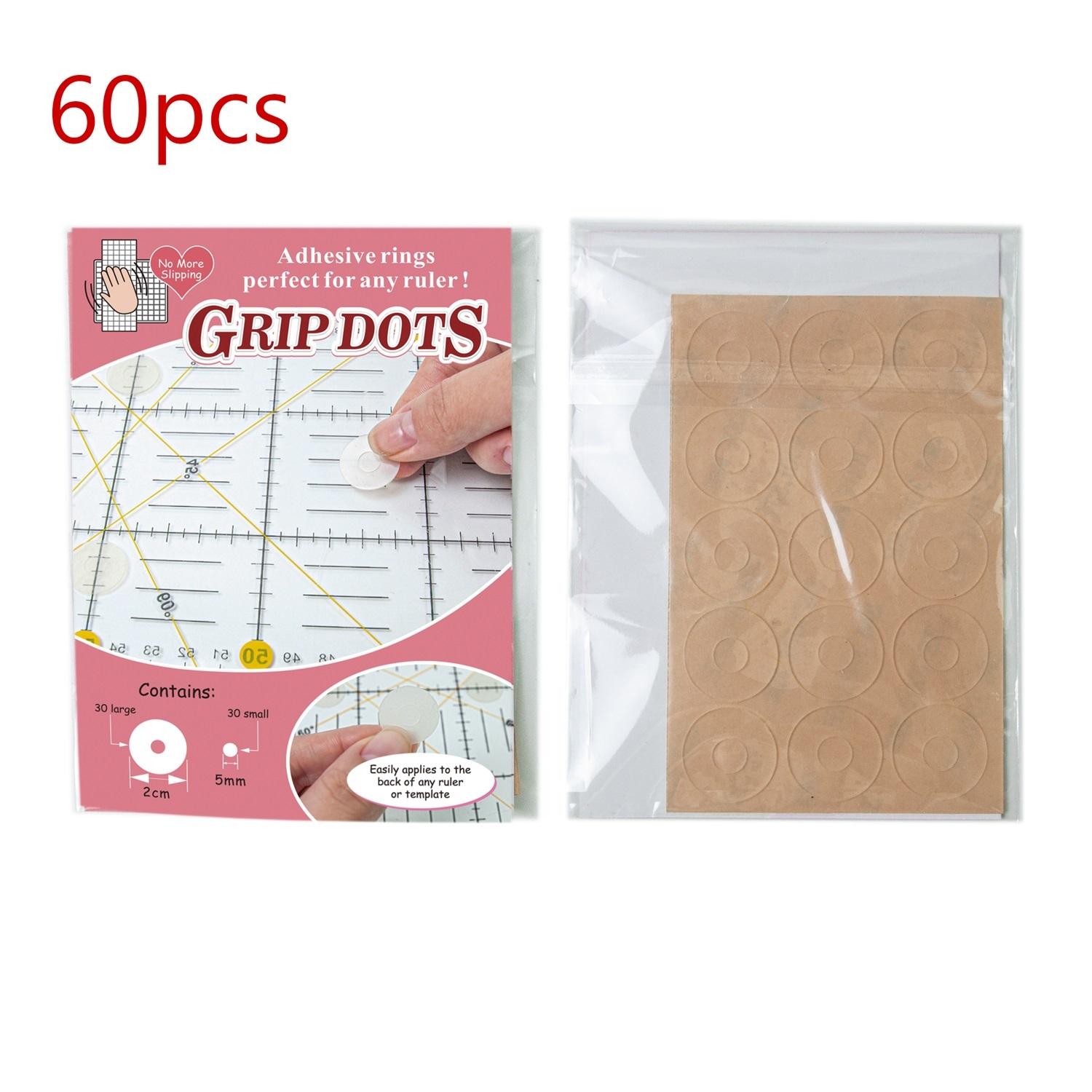60pcs Transparent Silicone Non-Slip Pads - Anti-Slip Rings for Quilting Rulers & Measuring Tools
60pcs Transparent Silicone Non-Slip Pads - Anti-Slip Rings for Quilting Rulers & Measuring Tools