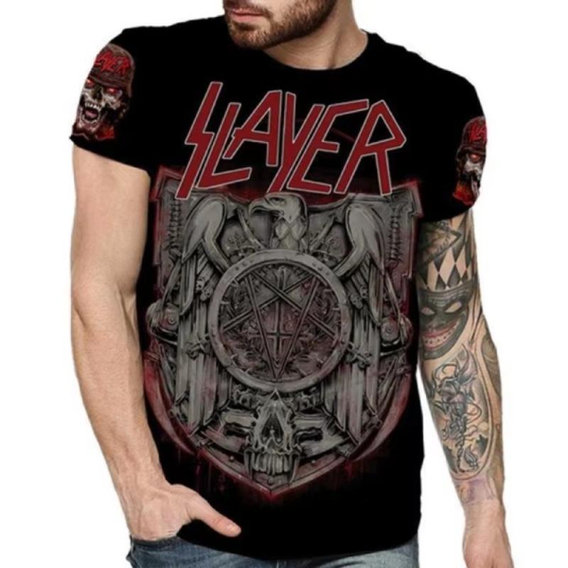 Мужская новейшая футболка с 3D-принтом, мужская повседневная футболка с коротким рукавом и круглым вырезом, футболка Slayer Hip-hop Funny Unisex Skull L
Мужская новейшая футболка с 3D-принтом, мужская повседневная футболка с коротким рукавом и круглым вырезом, футболка Slayer Hip-hop Funny Unisex Skull L