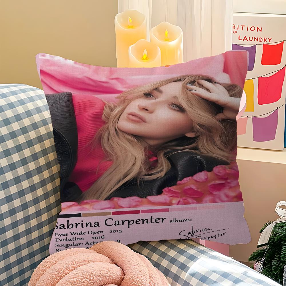 Sabrina Carpenter Pillow Gift Home Office Decoration Bedroom Sofa Car Cushion Cover Case 45x45 40cmx40cm
Sabrina Carpenter Pillow Gift Home Office Decoration Bedroom Sofa Car Cushion Cover Case 45x45 40cmx40cm