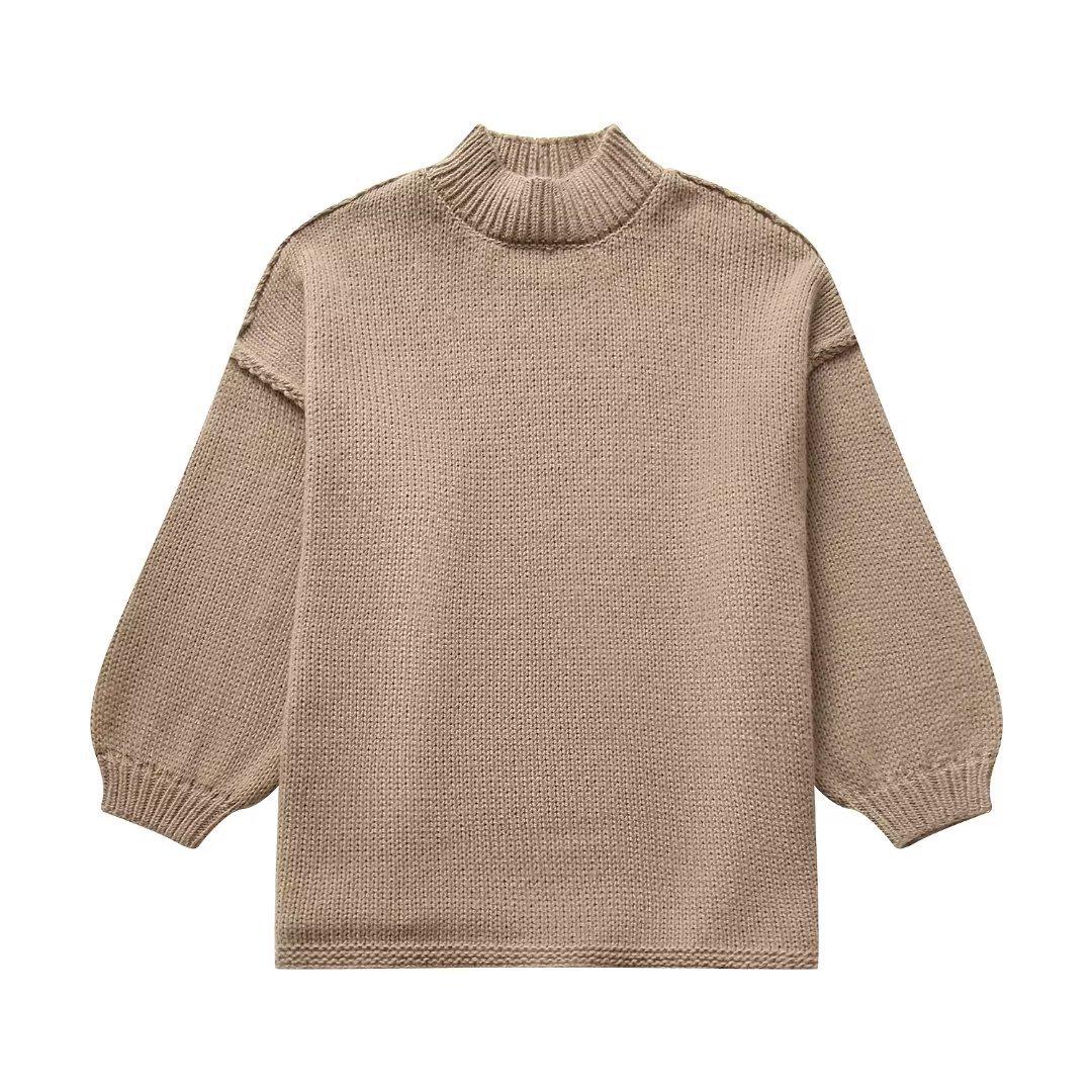 2025 Spring/Autumn European & American Women s Chic Round Neck Thin Knit Sweater Small хакі
2025 Spring/Autumn European & American Women s Chic Round Neck Thin Knit Sweater Small хакі