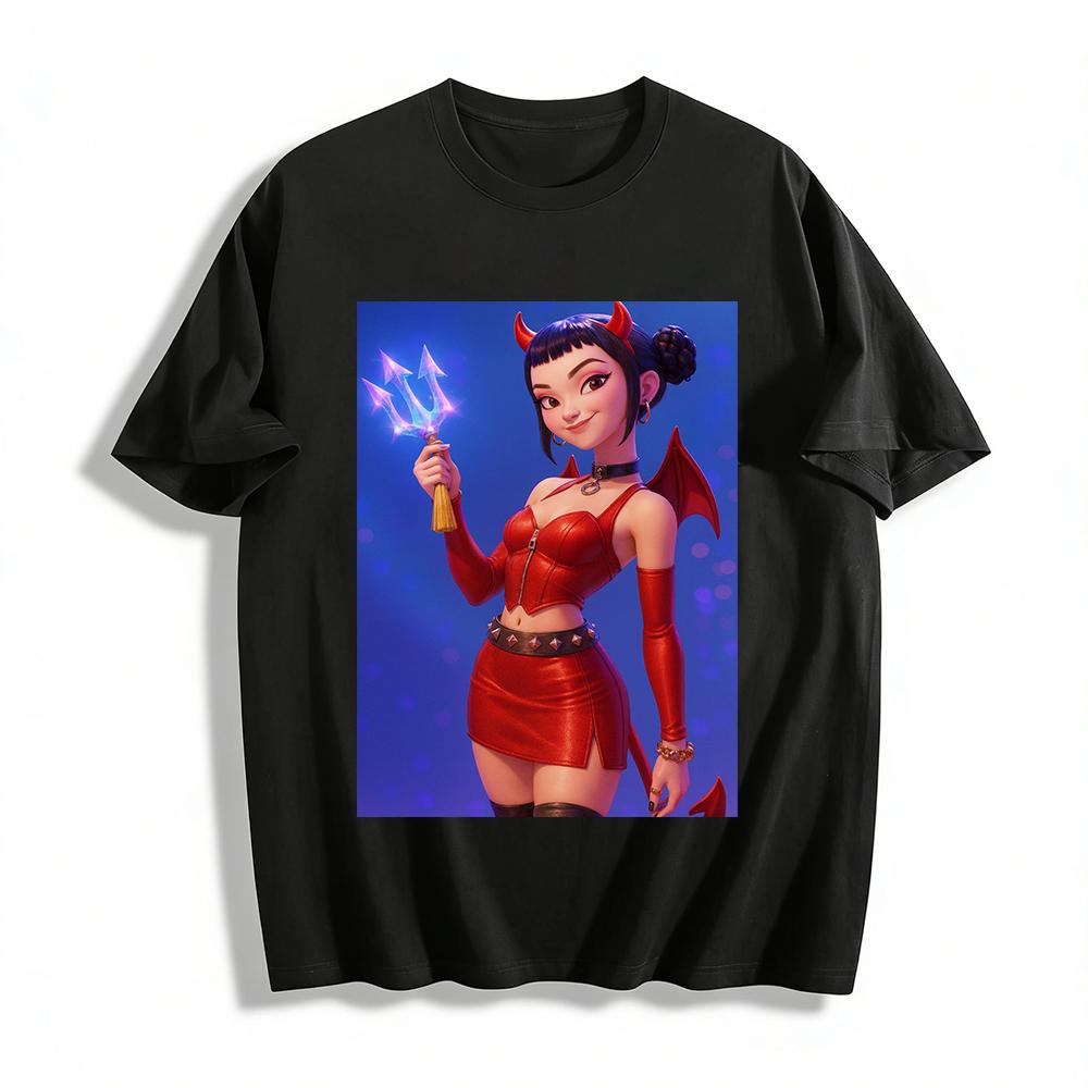 Halloween Trendy Little Devil Print Top Street Style Slim Fit Casual Long Sleeve T-Shirt Pure cotton T-shirt XXS
Halloween Trendy Little Devil Print Top Street Style Slim Fit Casual Long Sleeve T-Shirt Pure cotton T-shirt XXS