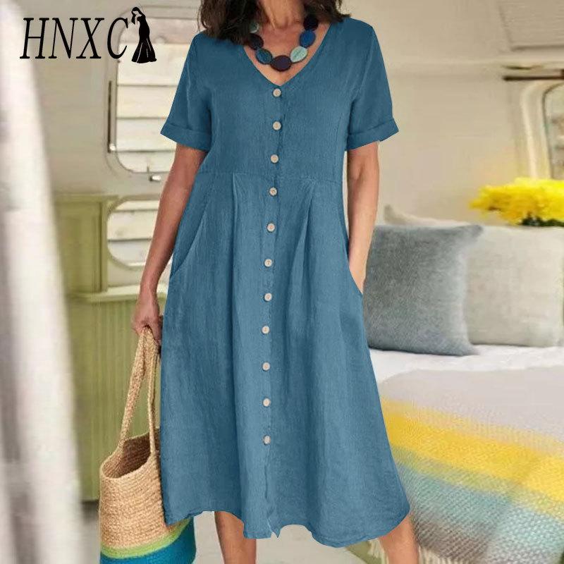 HNXC Женские Модные Летние Весенние Однотонные Платья с Принтом, V-образным Вырезом и Завышенной Талией, Повседневные XL павлин голубой
HNXC Женские Модные Летние Весенние Однотонные Платья с Принтом, V-образным Вырезом и Завышенной Талией, Повседневные XL павлин голубой