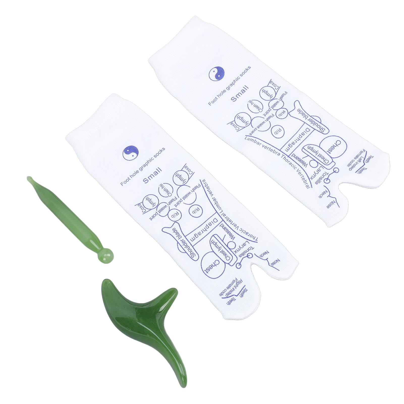 Acupuncture Point Sock Set Effective Portable Breathable Tiredness Relief Foot Massage Point Socks for Travel Home Green Large
Acupuncture Point Sock Set Effective Portable Breathable Tiredness Relief Foot Massage Point Socks for Travel Home Green Large