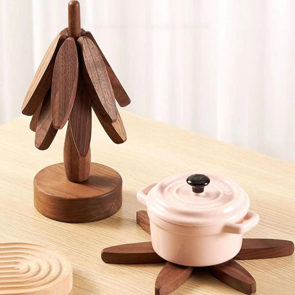 Walnut Wooden Trivets Tree Design Stand Heat Resistant Anti Scald Table Mat Decorative Wooden Tray Coaster For Teapot Hot Pot
Walnut Wooden Trivets Tree Design Stand Heat Resistant Anti Scald Table Mat Decorative Wooden Tray Coaster For Teapot Hot Pot