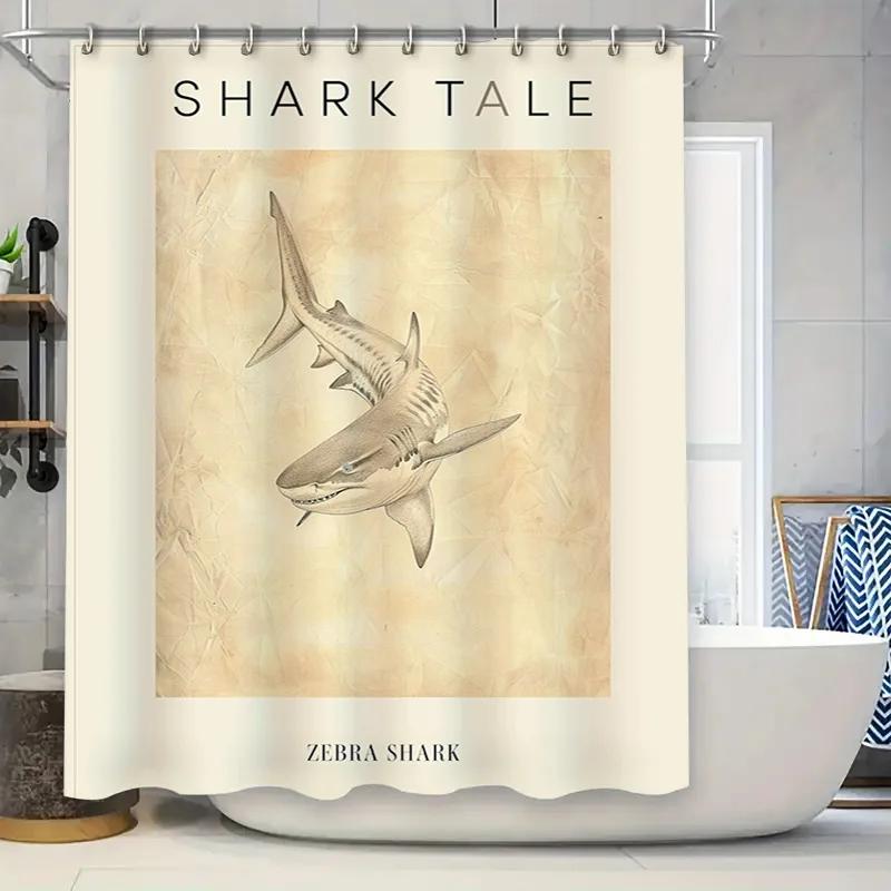 Shark Tale Zebra Shark Bath Mat Shower Curtain Home Decor Waterproof Bathroom Accessories W60H190(CM)-1 Pcs
Shark Tale Zebra Shark Bath Mat Shower Curtain Home Decor Waterproof Bathroom Accessories W60H190(CM)-1 Pcs