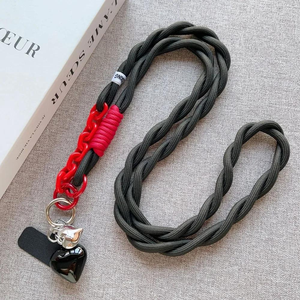 Universal Phone Lanyard Neck Strap with Heart Keychains Pendant for Women Girls Crossbody Mobile Phone Holder чорний
Universal Phone Lanyard Neck Strap with Heart Keychains Pendant for Women Girls Crossbody Mobile Phone Holder чорний